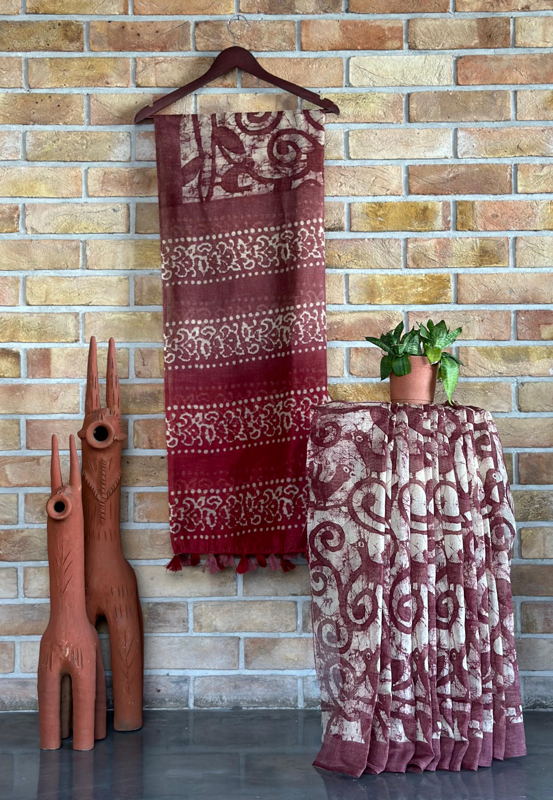 LINEN COTTON SAREE